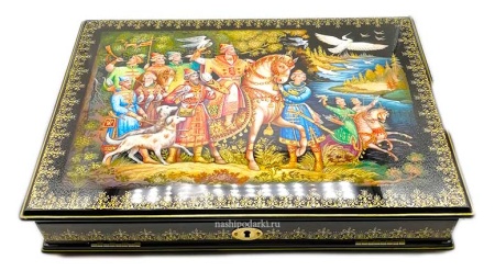 Шкатулка "Княжья охота" Под заказ 34х25 арт. 633449