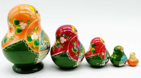 Матрешка "Емеля" 10 см. арт. 74522