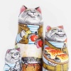 Матрешка авторская "Котик" 3 места арт. 6329675