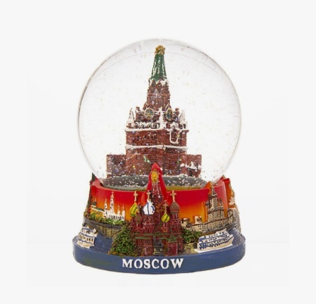 Шар снежный Москва большой 13 см. арт. 674339
