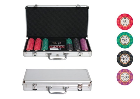 Набор для покера Luxury Ceramic на 300 фишек Артикул: Lux300 