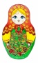 Магнит матрешка  6 см. арт. 875547