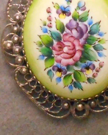 картинка Ростовская финифть Брошь арт. 1118425 