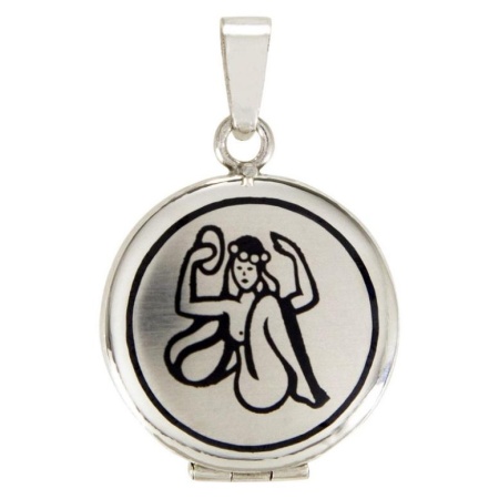 картинка Серебряный Медальон "Дева" Арт: 10130036Д05 