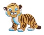 Елочная игрушка подвес Тигр 11 см. арт. 76565322