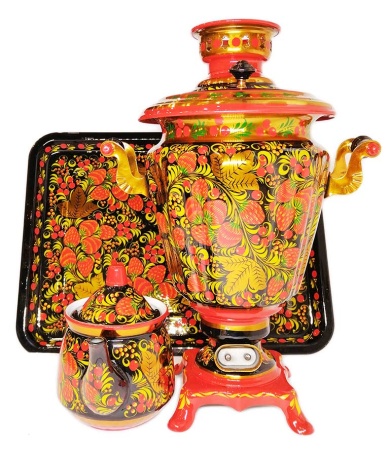 Самовар электрический 3 литра "Рюмка-Хохлома" арт. 5733389 