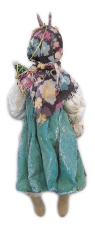 Ватная елочная игрушка "Козочка" 15 см. арт. 7883434