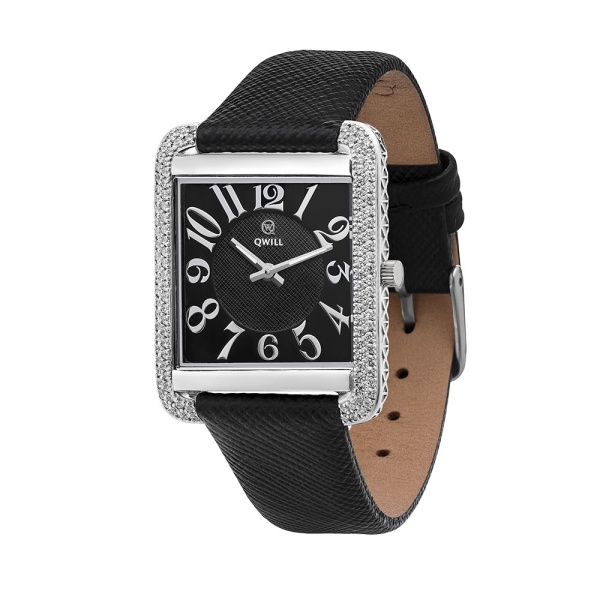 Серебряные женские часы QWILL 6351.06.02.9.52A 