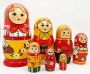 Матрёшка Сергиево-посадская 7 мест 18см арт. 824452  Матрёшка Сергиево-посадская 7 мест 18см арт. 824452