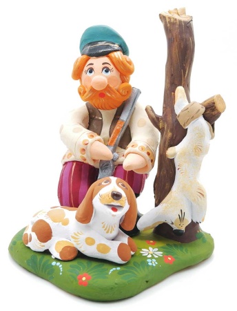 Ковровская игрушка "Охотник" 15х13 см. арт. 323450313 Ковровская игрушка "Охотник" 15х13 см. арт. 323450313