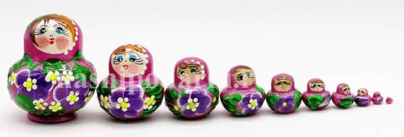 Матрешка микро 6 см. 10 мест арт. 983351