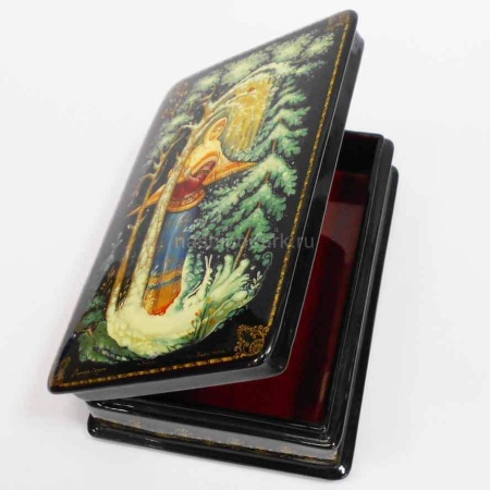 Шкатулка Холуй "Зимняя сказка" 15х10см арт. 140119053