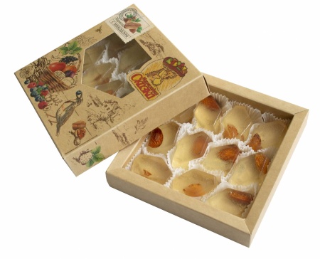 Мармелад натуральный "С миндалем" 300 гр. арт. 8967322 подарочный Мармелад натуральный "С миндалем" 300 гр. арт. 8967322