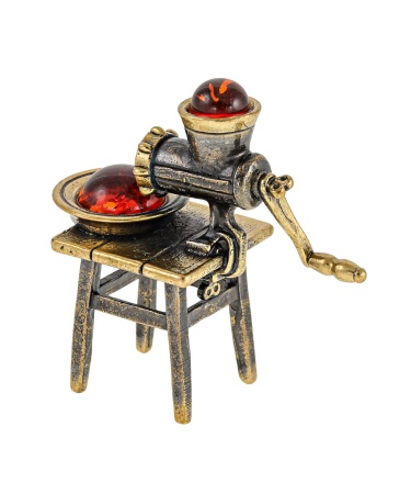 Мясорубка из латуни 45х45 мм. арт. 2682