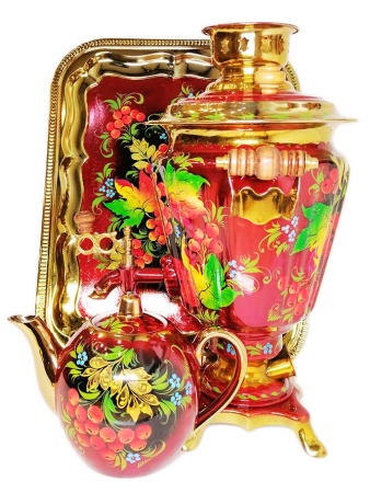 Самовар электрический набор 3 литра "Клен" арт. 14622913 