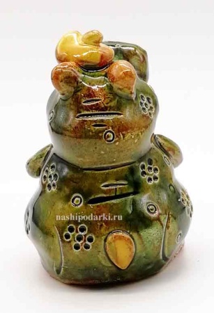 Бегемот Петровская игрушка 9х6 см. арт. 867528 