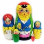 картинка Матрешка для детей 5 предметов "Купец" 10см Арт. 2102289 матрешки