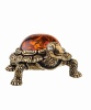 Фигурка из латуни Черепаха весёлая 40х22 мм. арт. 471