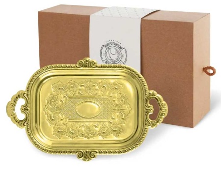 Поднос для пирожного латунный  Артикул:  С106308 