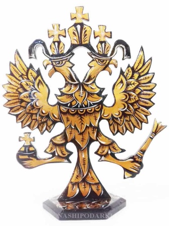 картинка Хохлома Орел Герб РФ 26х20см Арт. 4673326 магазин подарков