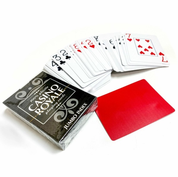 Карты для покера "Casino Royale" 100% пластик Артикул: CRcards 