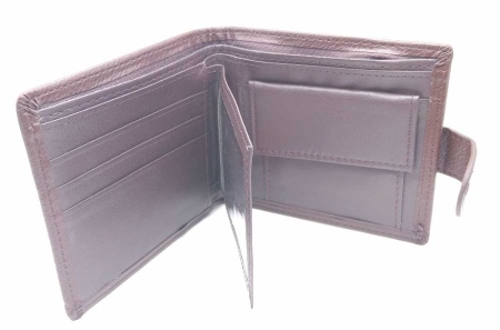 Кошелек мужской коричневый 22х9.5 арт. 831249