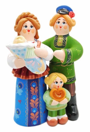 Ковровская игрушка "Парочка" 18х11 см. арт. 909144313