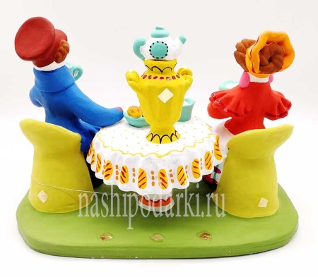 Дымка "Чаепитее в двоем" 14см арт. 87133