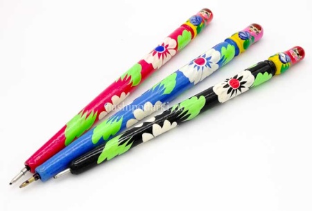 картинка Ручка сувенирная деревянная 17х1,5см арт. 652459 магазин подарков