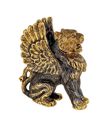 Грифон мифическое животное без подставки 40х45 мм. арт. 2324.1