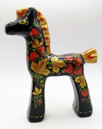 Жеребенок Хохлома Ермиловская игрушка 20х15 см. арт. 844322