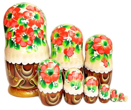 картинка Матрешка "Москва" 10 мест 27 см. арт. 1652223 матрешки картинка Матрешка "Москва" 10 мест 27 см. арт. 1652223 матрешки