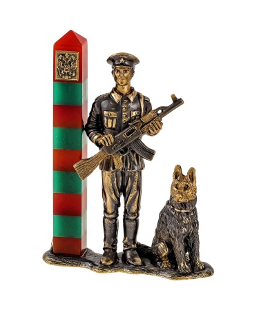 Пограничник на посту без подставки 55х75 мм. арт. 2355.1