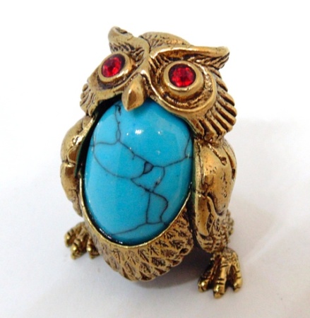 Филин (бирюза) арт. 1560-Б