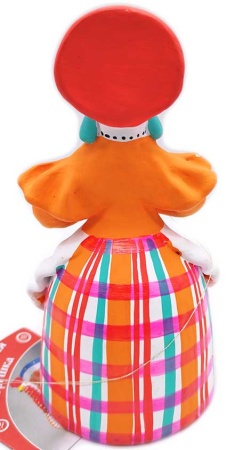 Дымковская игрушка с хлебом 14 см. арт. 795788