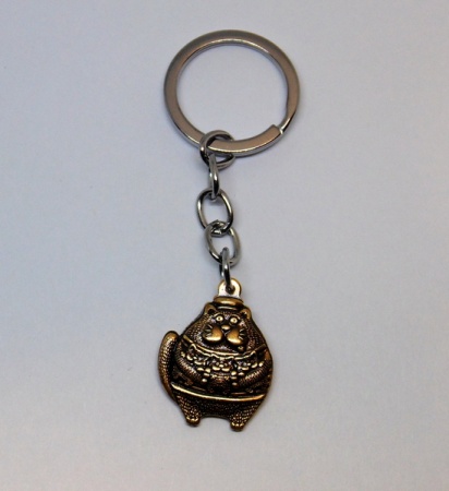 Брелок из латуни Кот - три кота арт. 1780 Брелок из латуни Кот - три кота арт. 1780