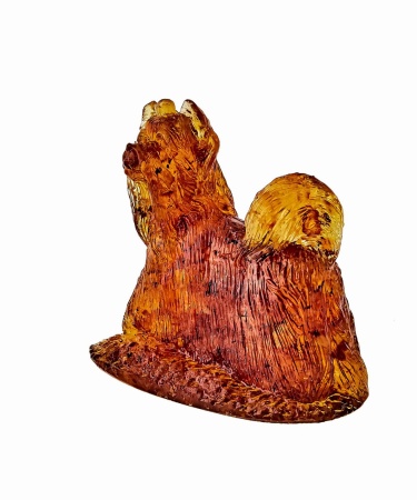 Собака Йорк Тори Янтарная 55х55 мм. арт. 1393