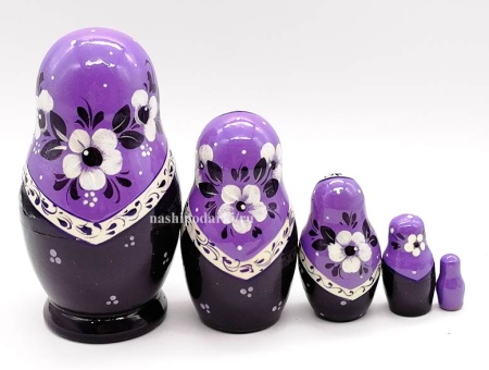 Матрешка сирень 5 мест 11 см. арт. 4367874