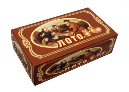 Русское лото (деревянные бочонки) в коробке 17x10 см. Артикул: P00054 