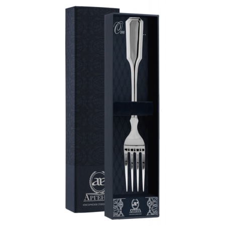 Серебряная столовая вилка "Русская" Артикул: 991ВЛ01001, Ф2450101, магазин 