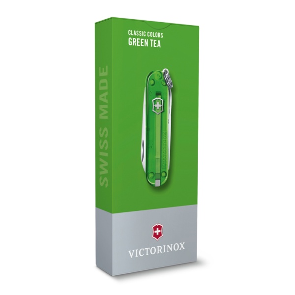 Нож-брелок Classic SD Colors Green Tea VICTORINOX 0.6223.T41G 