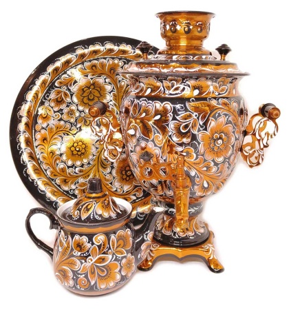 Самовар 3 литра набор "Кудрина" арт. 7675653 