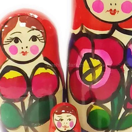 Матрешка Полхов майдан 5 мест 10см арт. 1118314