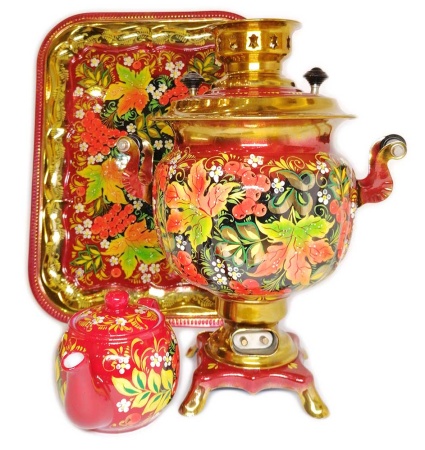 Самовар 3 литра "Клен с рябиной" арт. 755211 