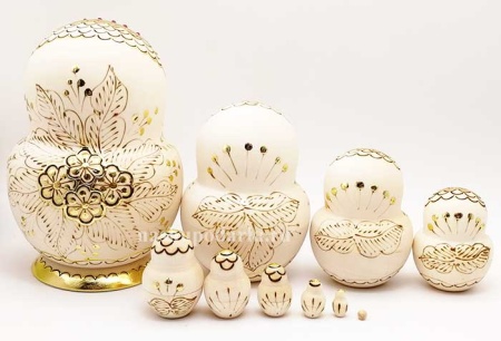 Матрешка Жжонка 10 мест 16см арт. 875221