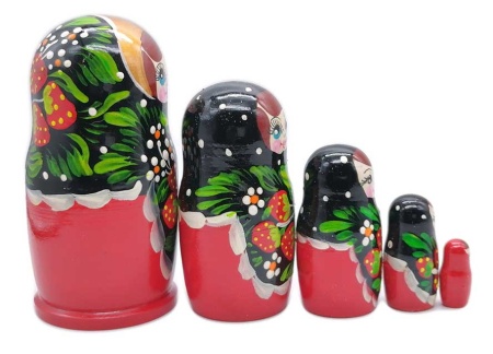Матрешка небольшая 5 мест 11 см  арт. 6465332