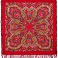 Павлопосадские платки шерстяные 146х146 с шерстяной бахромой  Павлопосадские платки шерстяные 146х146 с шерстяной бахромой