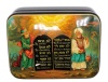 Шкатулка лаковая "Заповеди" 16х12 см. арт. 7563223