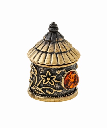 Наперсток Цветочный домик с магнитом 20х35 мм. арт. 1489