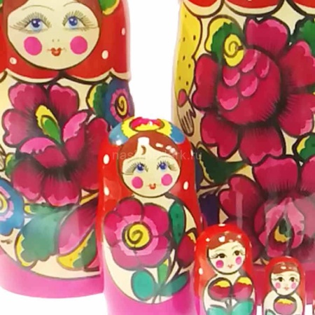 Матрешка Полхов-майданская 10 мест 26см арт. 1118326